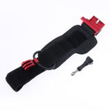 Maxbell Adjustable Wrist Mount Belt Rotate Hand Strap with Screw for GoPro Hero 3+ Camera Red - Aladdin Shoppers