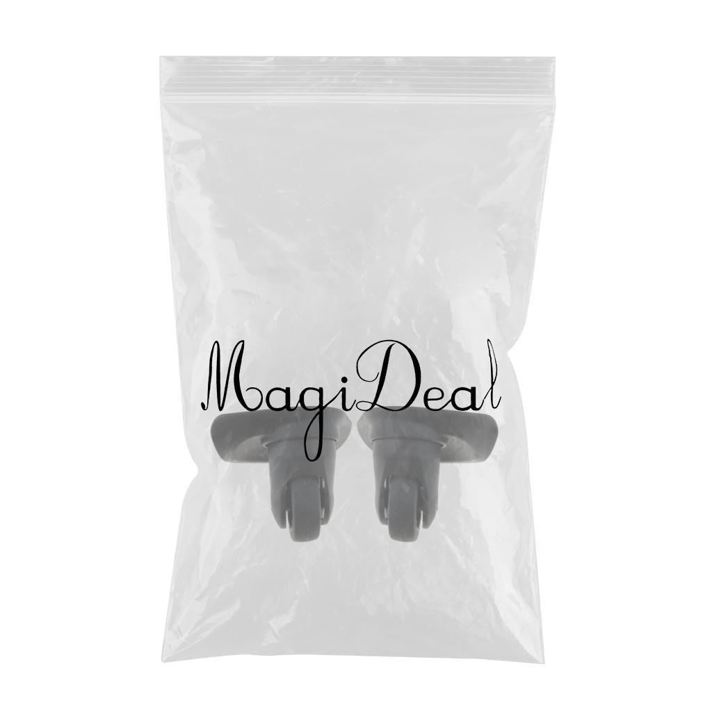 Maxbell Maxbell 1 Pair Suitcase Replacement Wheels Swivel Casters for Bag Repair A52-Size L