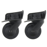 1 Pair Suitcase Replacement Wheels Swivel Casters for Bag Repair A65-Size S - Aladdin Shoppers