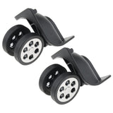 1 Pair Porous Wheel Suitcase Luggage Replacement Casters for Travel Bags A85 - Aladdin Shoppers