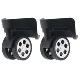 1 Pair Porous Wheel Suitcase Luggage Replacement Casters for Travel Bags A85 - Aladdin Shoppers