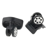 1 Pair Porous Wheel Suitcase Luggage Replacement Casters for Travel Bags A85 - Aladdin Shoppers