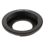 Maxbell Aluminum Alloy M42 Screw Lens to AI F Camera Body Adapter Ring for Nikon DSLR D750 D610 D5600 D7000 D7200 D800 with Glass Focus to Infinity - Aladdin Shoppers