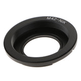 Maxbell Aluminum Alloy M42 Screw Lens to AI F Camera Body Adapter Ring for Nikon DSLR D750 D610 D5600 D7000 D7200 D800 with Glass Focus to Infinity - Aladdin Shoppers