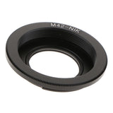 Maxbell Aluminum Alloy M42 Screw Lens to AI F Camera Body Adapter Ring for Nikon DSLR D750 D610 D5600 D7000 D7200 D800 with Glass Focus to Infinity - Aladdin Shoppers