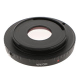 Maxbell Adapter Ring for Minolta MD MC Lens to Sony Alpha MA Mount A77 A99 A580 A900 -w/ Glass Black+Silver - Aladdin Shoppers