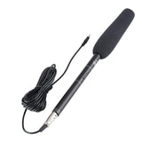 Maxbell Professional Reporter Interview Unidirectional System Condenser Microphone for DSLR Camcorders Video Cameras - Aladdin Shoppers