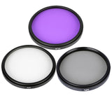 Maxbell 55mm Professional UV CPL FLD Lens Filter Accessory Kit for Canon Nikon Sony DSLR - Aladdin Shoppers