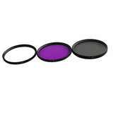 Maxbell 55mm Professional UV CPL FLD Lens Filter Accessory Kit for Canon Nikon Sony DSLR - Aladdin Shoppers