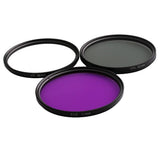 Maxbell 55mm Professional UV CPL FLD Lens Filter Accessory Kit for Canon Nikon Sony DSLR - Aladdin Shoppers