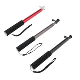 Maxbell Adjustable Selfie Stick 1/4 inch Screw Handheld Monopod for GoPro Hero 5 4 3+ 3 2 Camera 150cm Red - Aladdin Shoppers