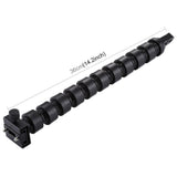 Maxbell 14 inch 35.5cm Flex Arm with YS Adapter + Fixed Base + T-Groove (Black) - Aladdin Shoppers