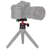 Maxbell PU3522 360 Degree Rotation Panoramic Metal Ball Head with Quick Release Plate for DSLR Cameras , Black - Aladdin Shoppers
