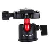 Maxbell PU3522 360 Degree Rotation Panoramic Metal Ball Head with Quick Release Plate for DSLR Cameras , Black - Aladdin Shoppers