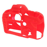 Protective Soft Silicone Case Cover Skin for Canon EOS 5D Mark II 5D2 Red - Aladdin Shoppers