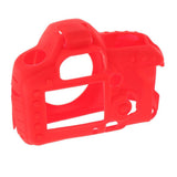 Protective Soft Silicone Case Cover Skin for Canon EOS 5D Mark II 5D2 Red - Aladdin Shoppers