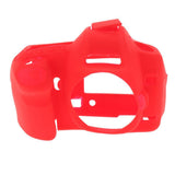 Protective Soft Silicone Case Cover Skin for Canon EOS 5D Mark II 5D2 Red - Aladdin Shoppers