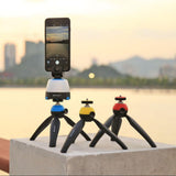 PU362 Mini Tripod Time Lapse 360 Degree Rotation Panoramic Tripod Head Remote for Canon Nikon Sony Cameras Yellow - Aladdin Shoppers