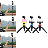 PU362 Mini Tripod Time Lapse 360 Degree Rotation Panoramic Tripod Head Remote for Canon Nikon Sony Cameras Yellow - Aladdin Shoppers