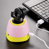 PU362 Mini Tripod Time Lapse 360 Degree Rotation Panoramic Tripod Head Remote for Canon Nikon Sony Cameras Yellow - Aladdin Shoppers