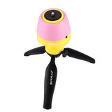 PU362 Mini Tripod Time Lapse 360 Degree Rotation Panoramic Tripod Head Remote for Canon Nikon Sony Cameras Yellow - Aladdin Shoppers