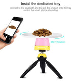 PU362 Mini Tripod Time Lapse 360 Degree Rotation Panoramic Tripod Head Remote for Canon Nikon Sony Cameras Yellow - Aladdin Shoppers