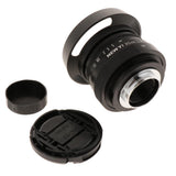 Metal 35mm F1.6 CCTV Lens for Olympus Panasonic Micro 4/3 M43 Mount Camera Black - Aladdin Shoppers