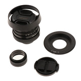 Metal 35mm F1.6 CCTV Lens for Olympus Panasonic Micro 4/3 M43 Mount Camera Black - Aladdin Shoppers