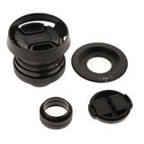 Metal 35mm F1.6 CCTV Lens for Olympus Panasonic Micro 4/3 M43 Mount Camera Black - Aladdin Shoppers