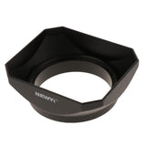 Maxbell 2x 49mm DSLR Mirrorless Camera Lens Hood Square Protector  Kit