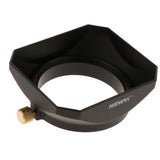 Maxbell 2x 49mm DSLR Mirrorless Camera Lens Hood Square Protector  Kit