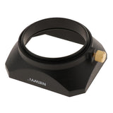 Maxbell 2x 49mm DSLR Mirrorless Camera Lens Hood Square Protector  Kit