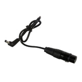 Right Angle DC to 4pin XLR Adapter Power Cable for Studio Video Camera Black - Aladdin Shoppers