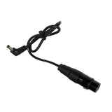 Right Angle DC to 4pin XLR Adapter Power Cable for Studio Video Camera Black - Aladdin Shoppers