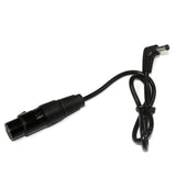 Right Angle DC to 4pin XLR Adapter Power Cable for Studio Video Camera Black - Aladdin Shoppers