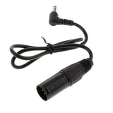 5.5x2.1mm Male Plug to 4 Pins XLR Male Connector DC Power Right Angle Adapter Cable - Aladdin Shoppers