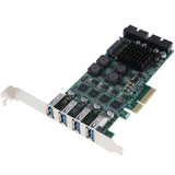 4 Port USB 3.0 PCI-e Expansion Card PCI Express PCIe USB 3.0 Hub Adapter