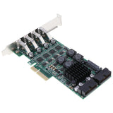 4 Port USB 3.0 PCI-e Expansion Card PCI Express PCIe USB 3.0 Hub Adapter