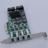 4 Port USB 3.0 PCI-e Expansion Card PCI Express PCIe USB 3.0 Hub Adapter
