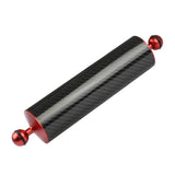 Maxbell Maxbell 12"/305mm Underwater Diving Carbon Fiber Float Arm Ball Extend Bracket Red