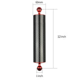 Maxbell Maxbell 12"/305mm Underwater Diving Carbon Fiber Float Arm Ball Extend Bracket Red