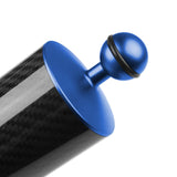 Maxbell Maxbell 12"/305mm Underwater Diving Carbon Fiber Float Arm Ball Extend Bracket Blue