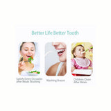 Maxbell Intelligent Electric Red Teeth Portable Home Teeth Dental Cleaning Machine