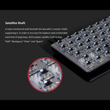 AJAZZ Mechanical Keyboard Portable 82 Keys Blue/Black Switches