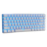 AJAZZ Mechanical Keyboard Portable 82 Keys Blue/Black Switches
