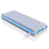AJAZZ Mechanical Keyboard Portable 82 Keys Blue/Black Switches