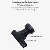 170 Degree Wide Angle Lens with 37mm Adapter Ring for Sony ZV1 1pc Replace