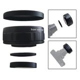 170 Degree Wide Angle Lens with 37mm Adapter Ring for Sony ZV1 1pc Replace