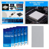 Maxbell 5x Silicone Thermal Pad 12.8 W/mK Heat Resistance for PC Laptop Heatsink