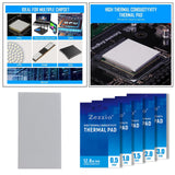 Maxbell 5x Silicone Thermal Pad 12.8 W/mK Heat Resistance for PC Laptop Heatsink